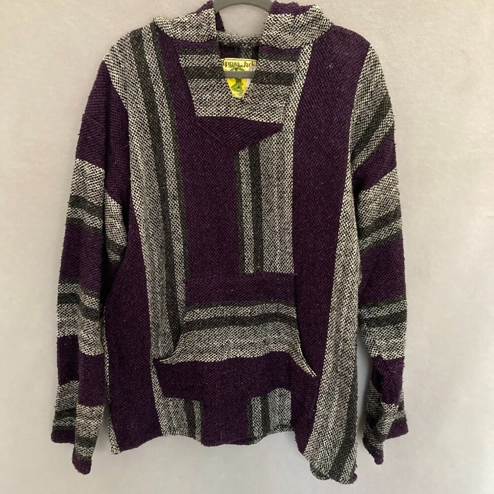 Iguana Jack Purple/Gray Hoodie XL